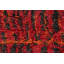 Vintage Moroccan Rug, Red & Black With Abstract Patterns - Rug & Kilim