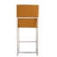 Tabouret de comptoir rembourré en cuir végétalien Element-1832167614-1840703713