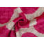 Coussin décoratif en velours géométrique