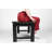 Backless HDPE Adirondack Bench With Wood Texture-1296448073