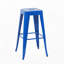 Tabouret de bar de 76 cm (30 pouces) de hauteur comptoir, ensemble de 4 tabourets de bar en métal sans dossier, non empilables-491385017-491385016