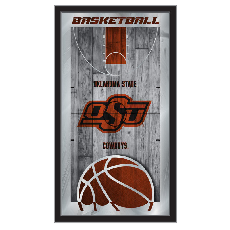 « basket mirror », impression encadrée NCAA, Oklahoma State