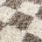 Atiran Checkered Shag Brown Area Rug-917063914