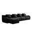 Canapé modulaire ergonomique en tissu