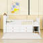 Structure de lit simple en bois avec rangement 4 tiroirs-1145282611