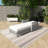 Beige Wicker Outdoor Lounge Chair With Adjustable Backrest And Armrests-155589982