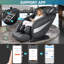 Fauteuil de massage inclinable chauffant en similicuir
