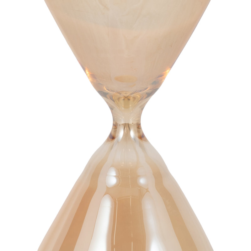 Decorative Objects for Home Decor – Modern Hourglass Sculpture for Kitchen Decor, Shelf Styling, or Decorations for Living Room – Sculptural Decorative Statues and Contemporary Sand Timer Accent