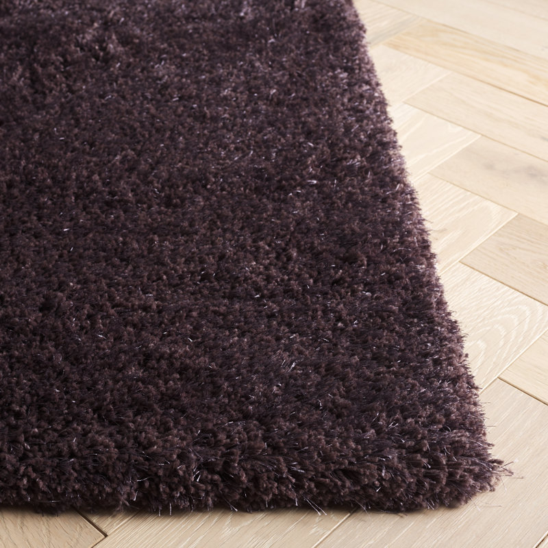 Tapis lavande touffeté à la main Delane, Rectangle 5 pi x 8 pi