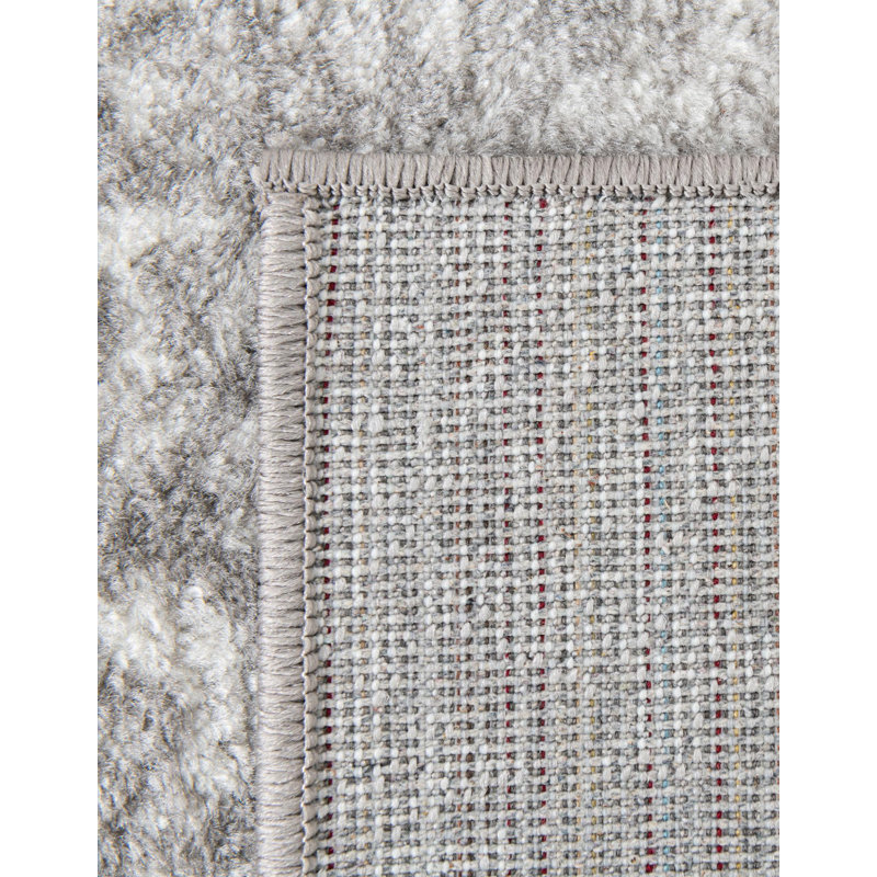 Tapis de performance Brandt, Grey, Demi-cercle 3 pi 1 po x 6 pi 1 po