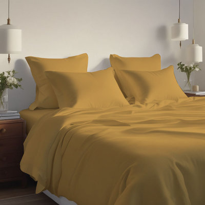 Hotel Luxurious Bamboo Blend Bed Sheet Set 2000 Series