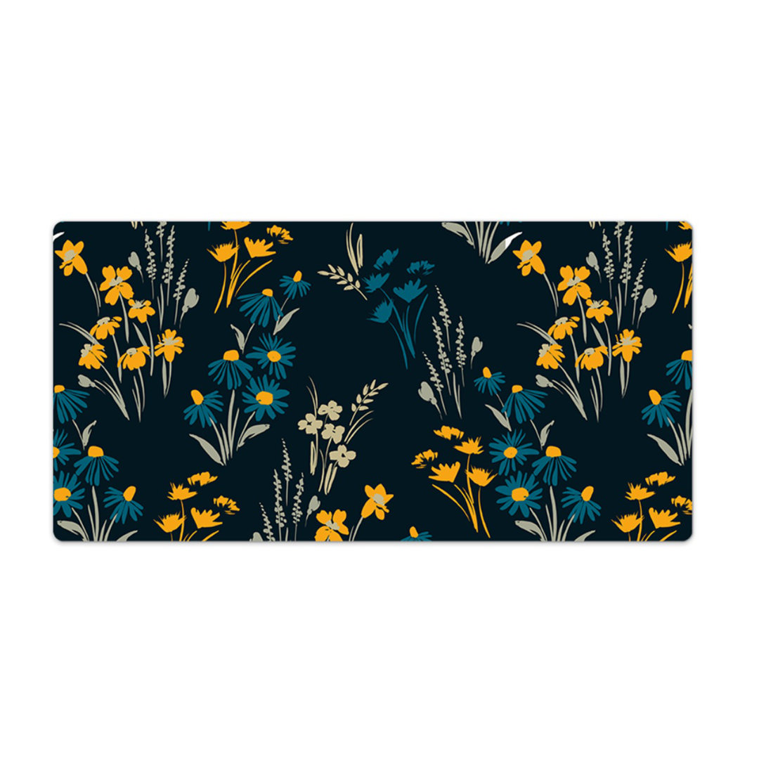 Schreibtischunterlage Dark Floral Motif