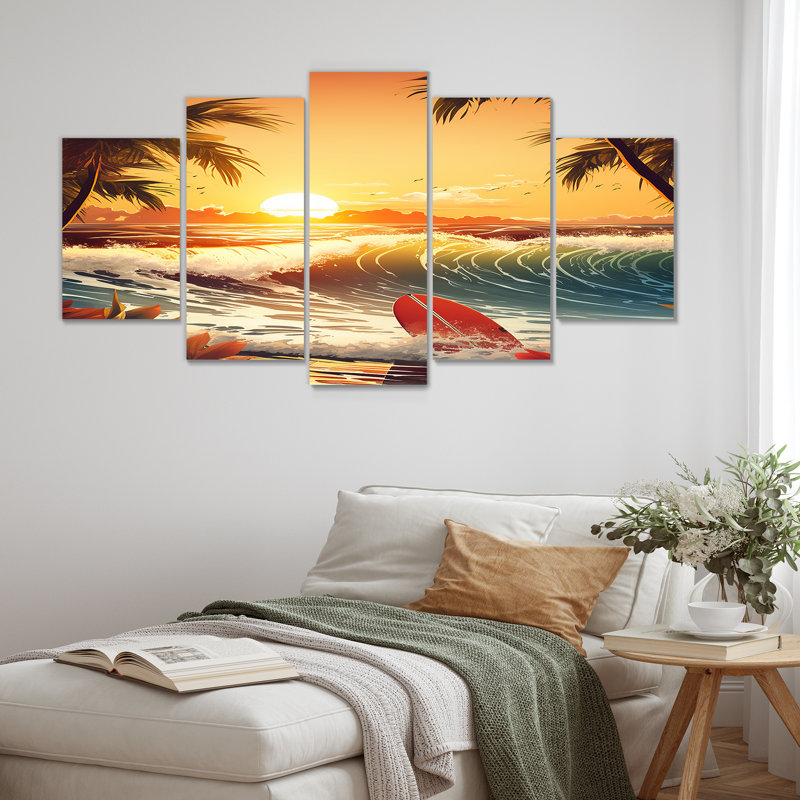 5 pièces d'art mural Ridgeville