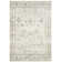 Setser Garden Viscose Oriental Rug in Beige/Grey