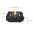 Aurora 34" Liquid Concrete Fire Table-40790657-34354502