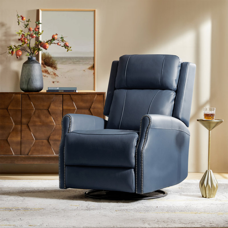 Canora Grey Urtan Mid-Century Modern Leather Swivel