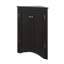Armoire de rangement d'angle, armoire de rangement triangulaire pour salle de bain avec tablettes réglables, armoire de plancher autoportante avec 2 portes-1502743945