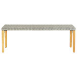 Chaliah Rattan Bench