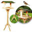 Gurley Wood Freestanding Hopper Bird Feeder