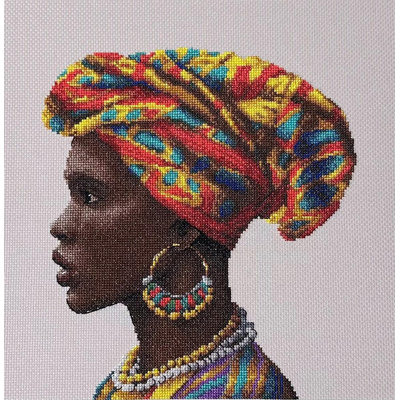 Kit de point de croix compté, Femmes étonnantes. Afrique - T2164