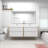 Freidin 70.8'' Double Bathroom Vanity with Acrylic Top-1347785869
