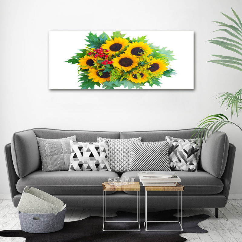Bouquet Of Sunflowers - No Frame Print on Canvas