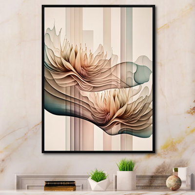 Fleurs de dahlia hyperréalistes - reproduction sur toile
