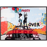 Party Over Here Print by Elige