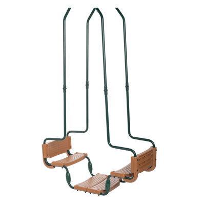 SwingKing Two Person Glider Swing Seat with Chains