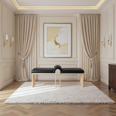 Banc en cuir Delphine Vegan
