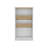 Kitchen Island Gunees, Counter Island, White And Pine Finish