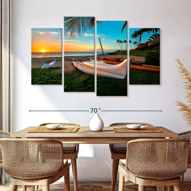 Bateaux de plage Mehar Maui, H 42 po x l 68 po