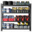 Étagère de garage robuste 6000LBS, tablettes réglables en métal extra larges pour le rangement industriel et l'organisation-872841580