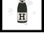 Bubble Champagne Bottle - cadre photo, impression sur verre
