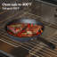 Ensemble de 3 poêles à frire antiadhésives anodisées Cook N Home Professional (8 po / 9,5 po / 12 po), noir