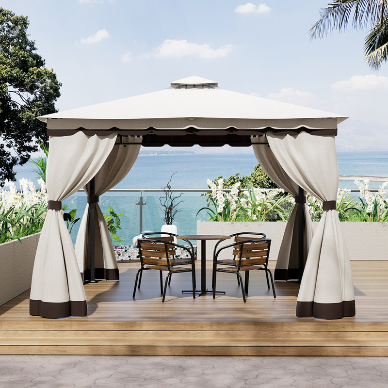 Metal Pergola, 260cm H x 300cm W x 300cm D