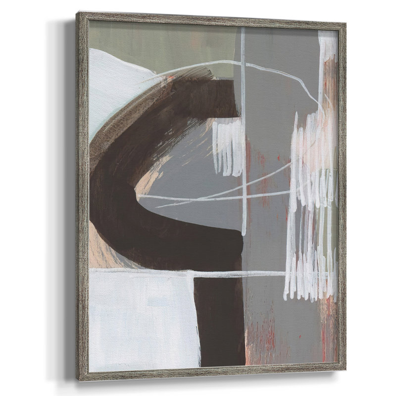 «Arching Neutrals IV», reproduction encadrée - bois massif, H 21 po x l 17 po