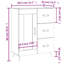 Websterville 70cm Sideboard-668933285