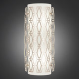 Marcel Wall Sconce - Geometric Framing - Modern Brass, Frost Cas White