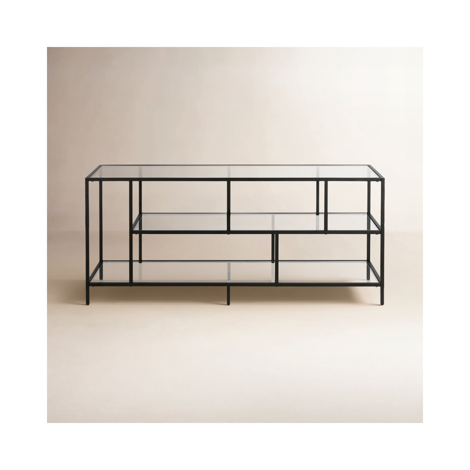 Wylan 55'' Media Console, Blackened Bronze