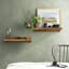 Calhern 2 Piece Pine Solid Wood Floating Shelf-1801113701-1832386101