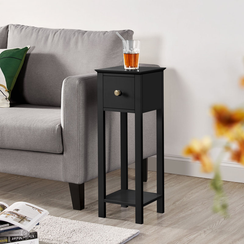  Side Table Set, Black