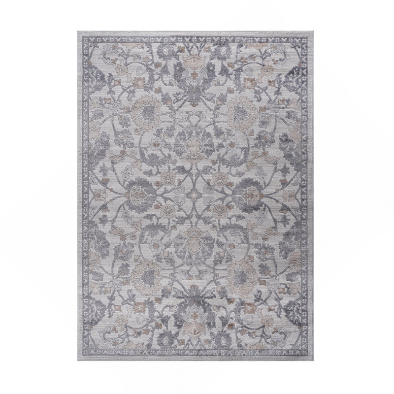 8X10 Sand/Ivory/Oriental Non-Shedding Living Room Bedroom Dining Home Office Stylish And Stain Resistant Area Rug