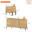 Ensemble de table de chevet et de chevet 3 pièces Modern Minimalist-1703805702