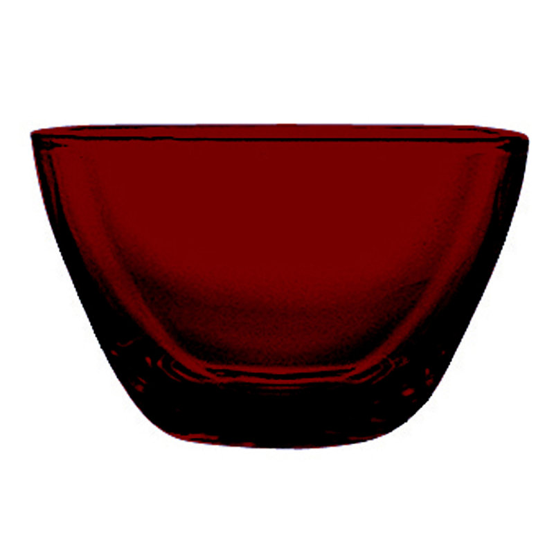 Polycarbonate Square Bowl - 6 Pieces - Onyx, Garnet