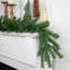 Guirlande de Noël artificielle 9 pi x 10 po vert sapin noble non éclairée