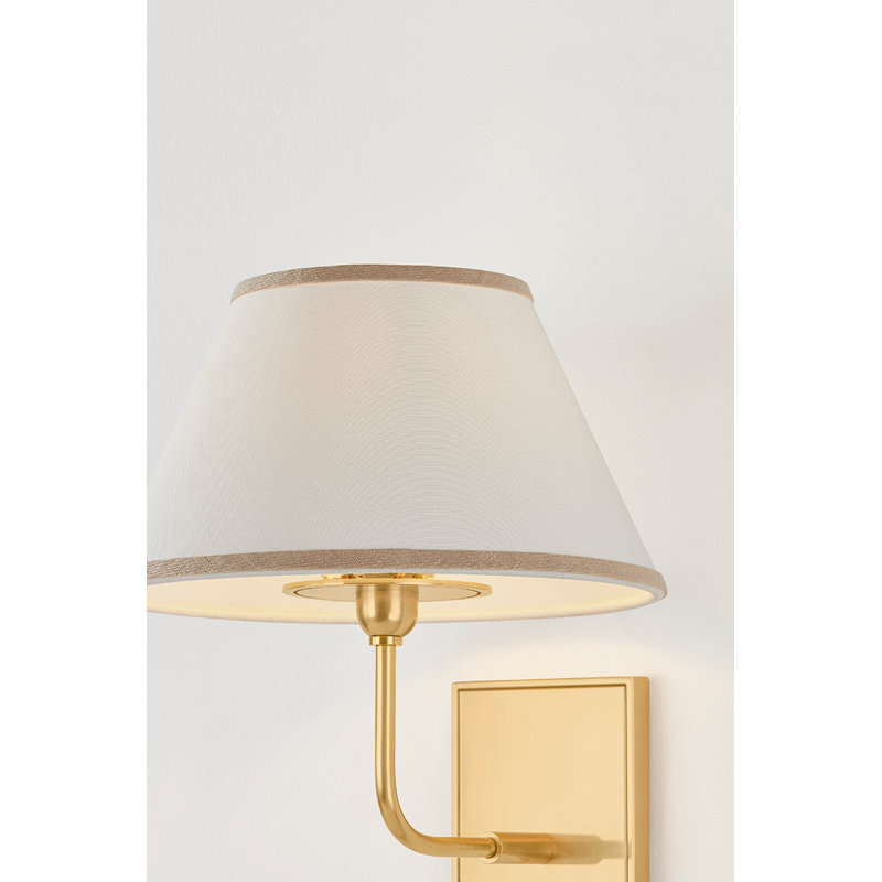 Durland Wall Sconce in Aged Brass
