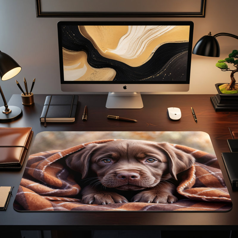 Polyester Desk Pad, 31.5x15.5
