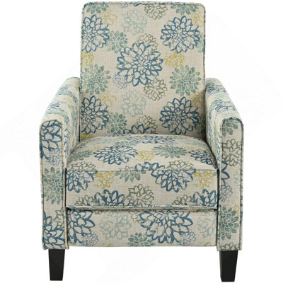 27.5" Push Back Recliner Chair Upholstered Recliner Armchair