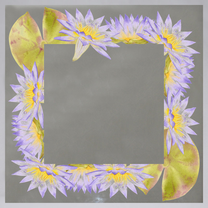 Alamo Flat Wall Mirror, 124cm H x 124cm W